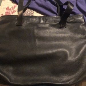 Black Leather Harley Davidson Purse